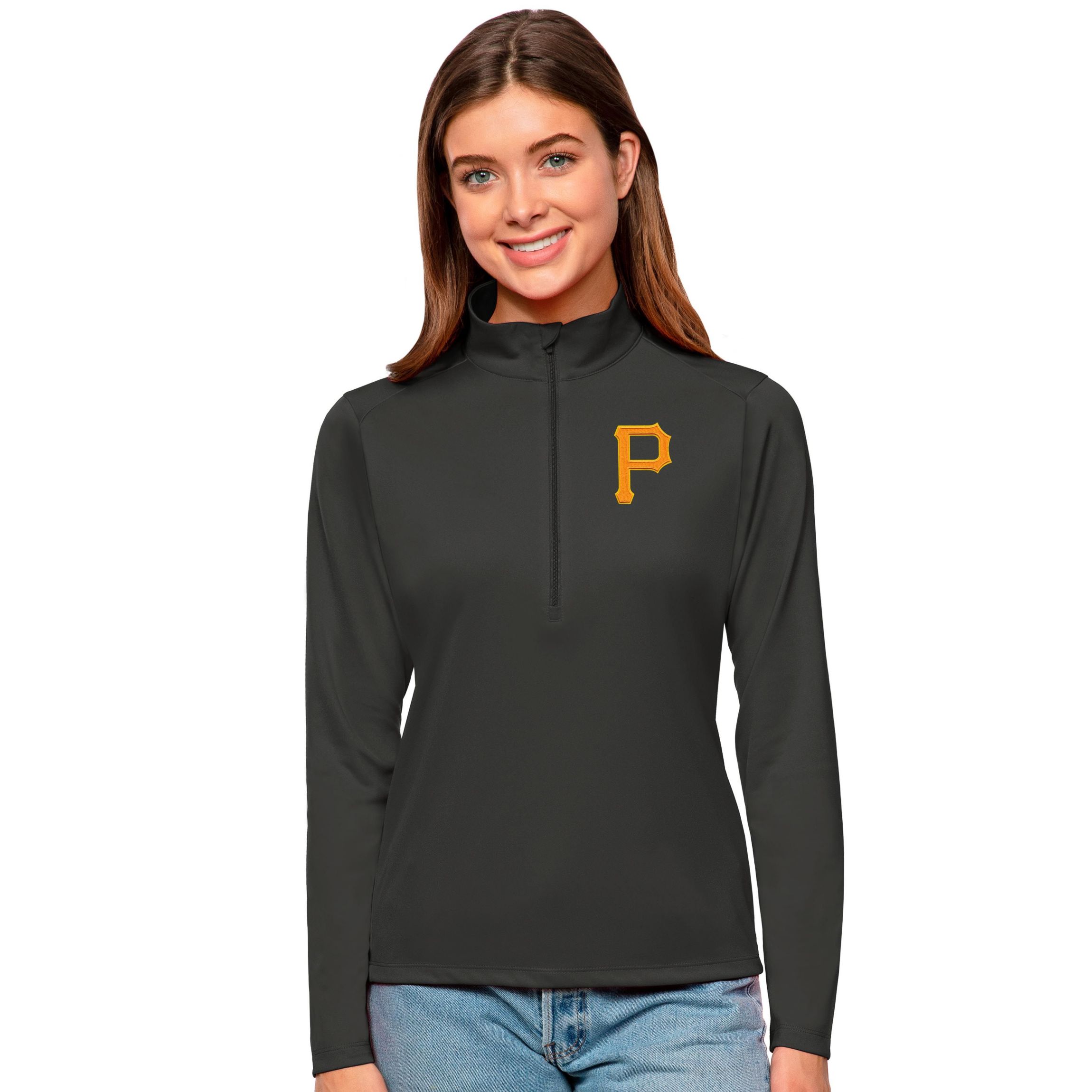 MLB Pittsburgh Pirates Tribute Quarter-Zip Pullover Top