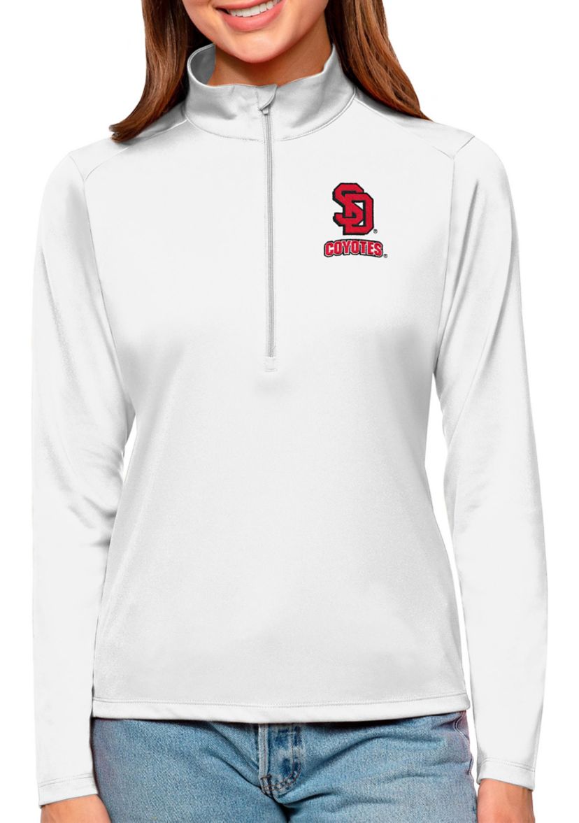 NCAA South Dakota Coyotes Tribute Quarter-Zip Pullover Top