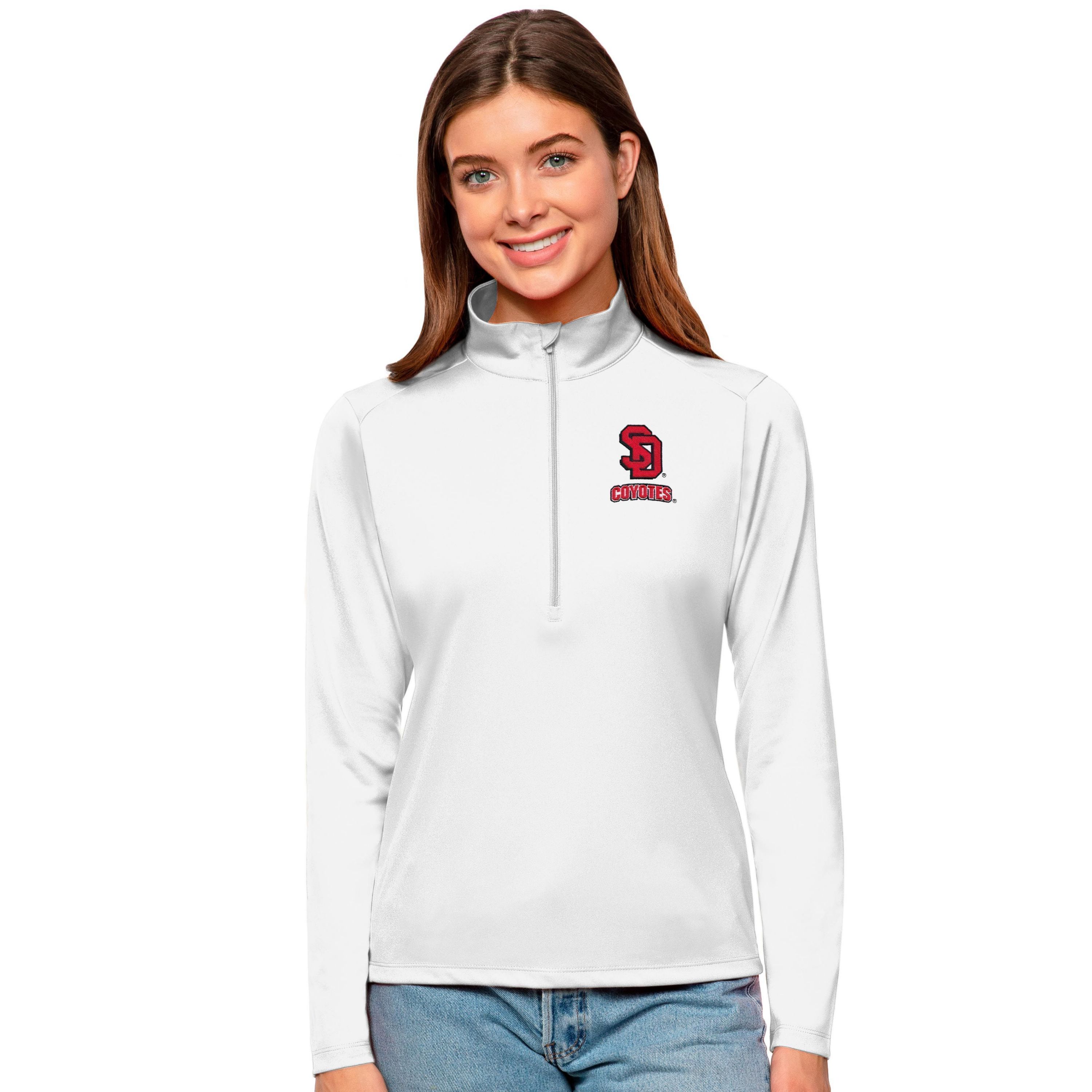 NCAA South Dakota Coyotes Tribute Quarter-Zip Pullover Top