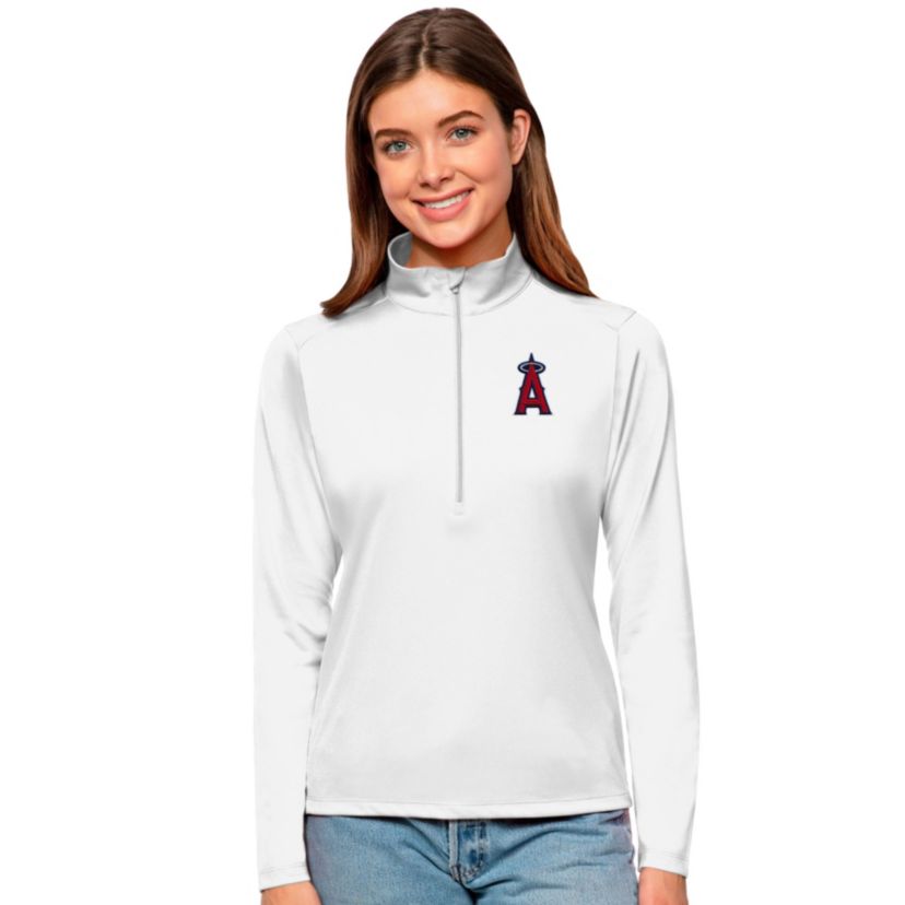 MLB Los Angeles Angels Tribute Quarter-Zip Pullover Top