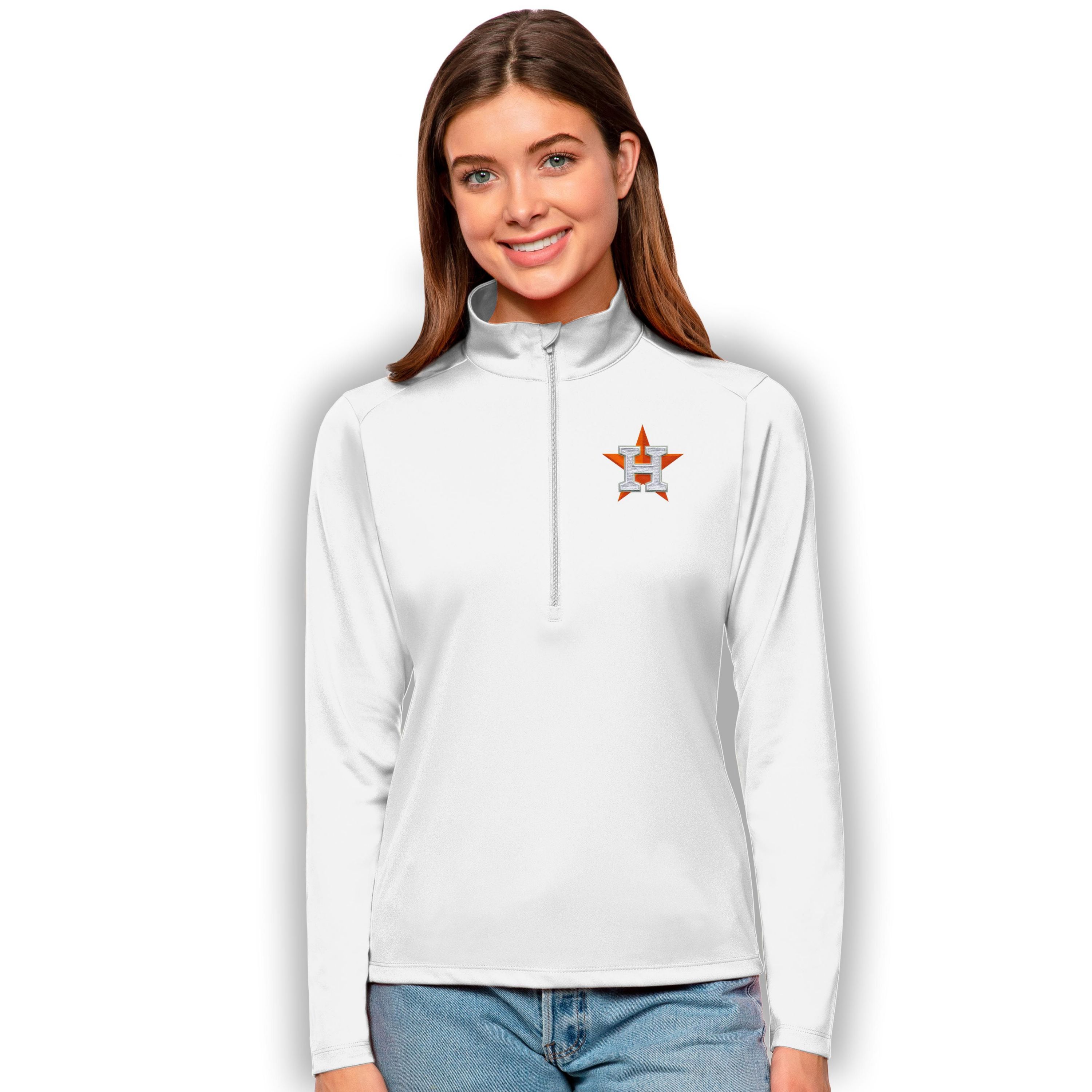 MLB Houston Astros Tribute Quarter-Zip Pullover Top