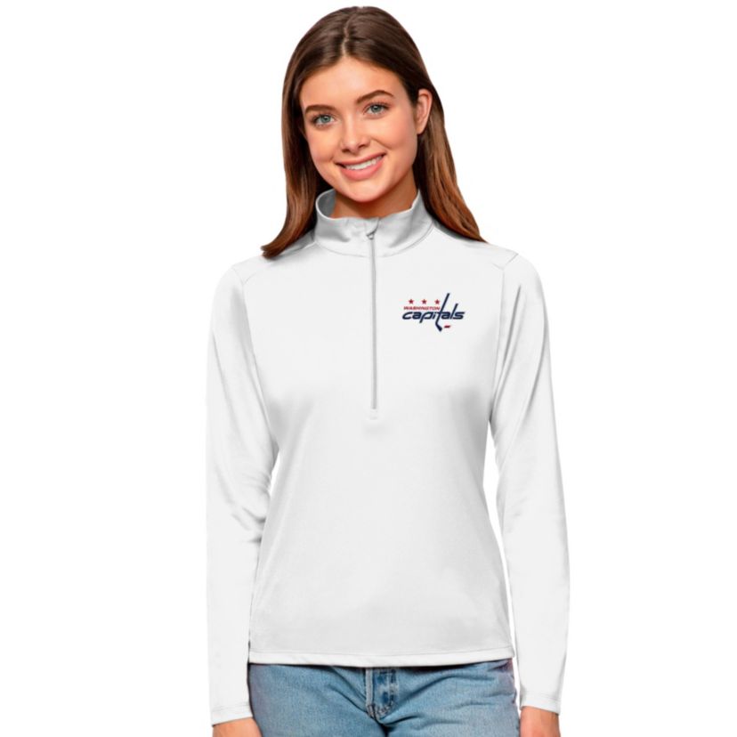 NHL Washington Capitals Tribute Quarter-Zip Pullover Top