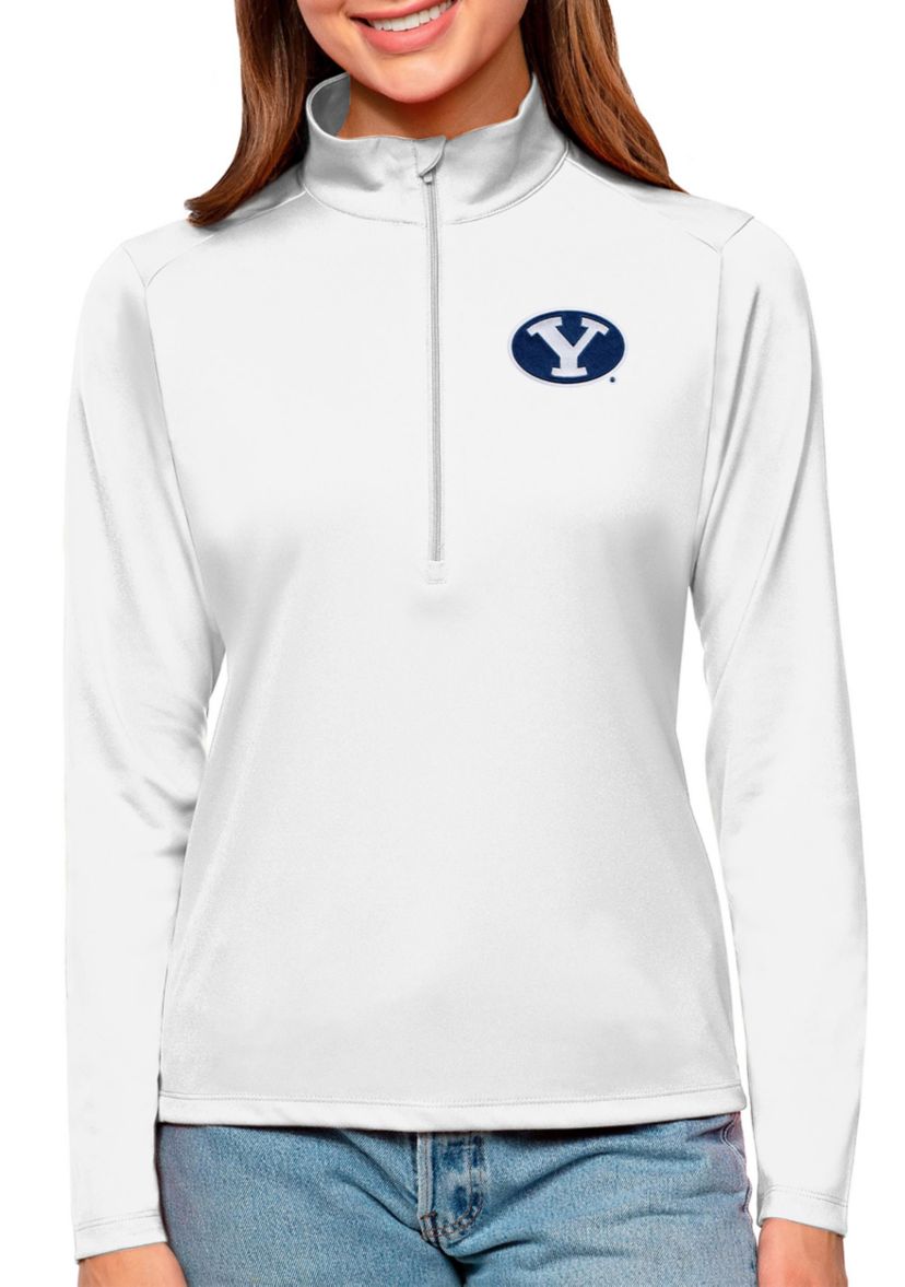 NCAA BYU Cougars Tribute Quarter-Zip Pullover Top