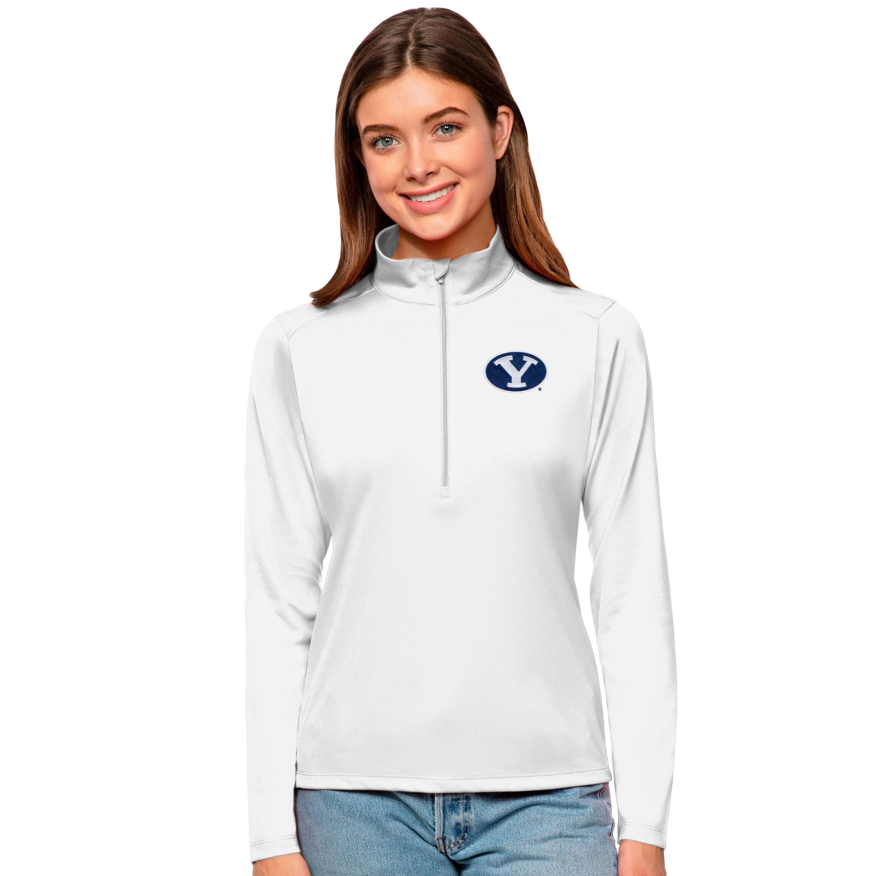 NCAA BYU Cougars Tribute Quarter-Zip Pullover Top