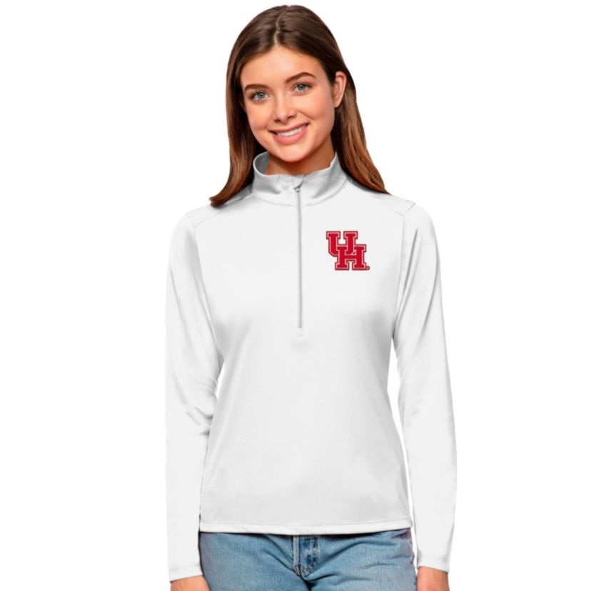 NCAA Houston Cougars Tribute Quarter-Zip Pullover Top