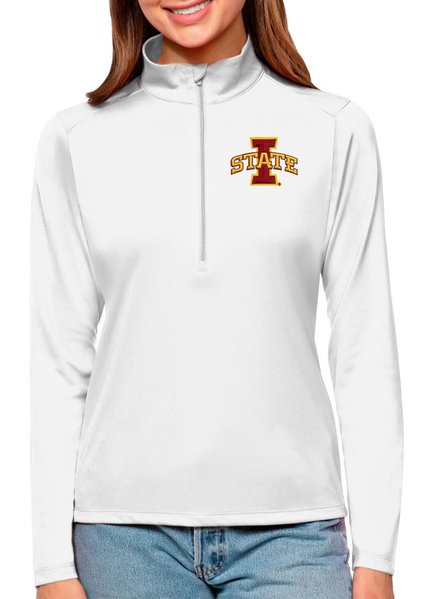 NCAA Iowa State Cyclones Tribute Quarter-Zip Pullover Top