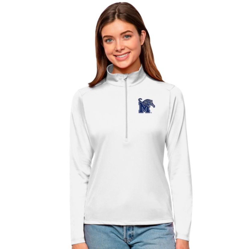 NCAA Memphis Tigers Tribute Quarter-Zip Pullover Top
