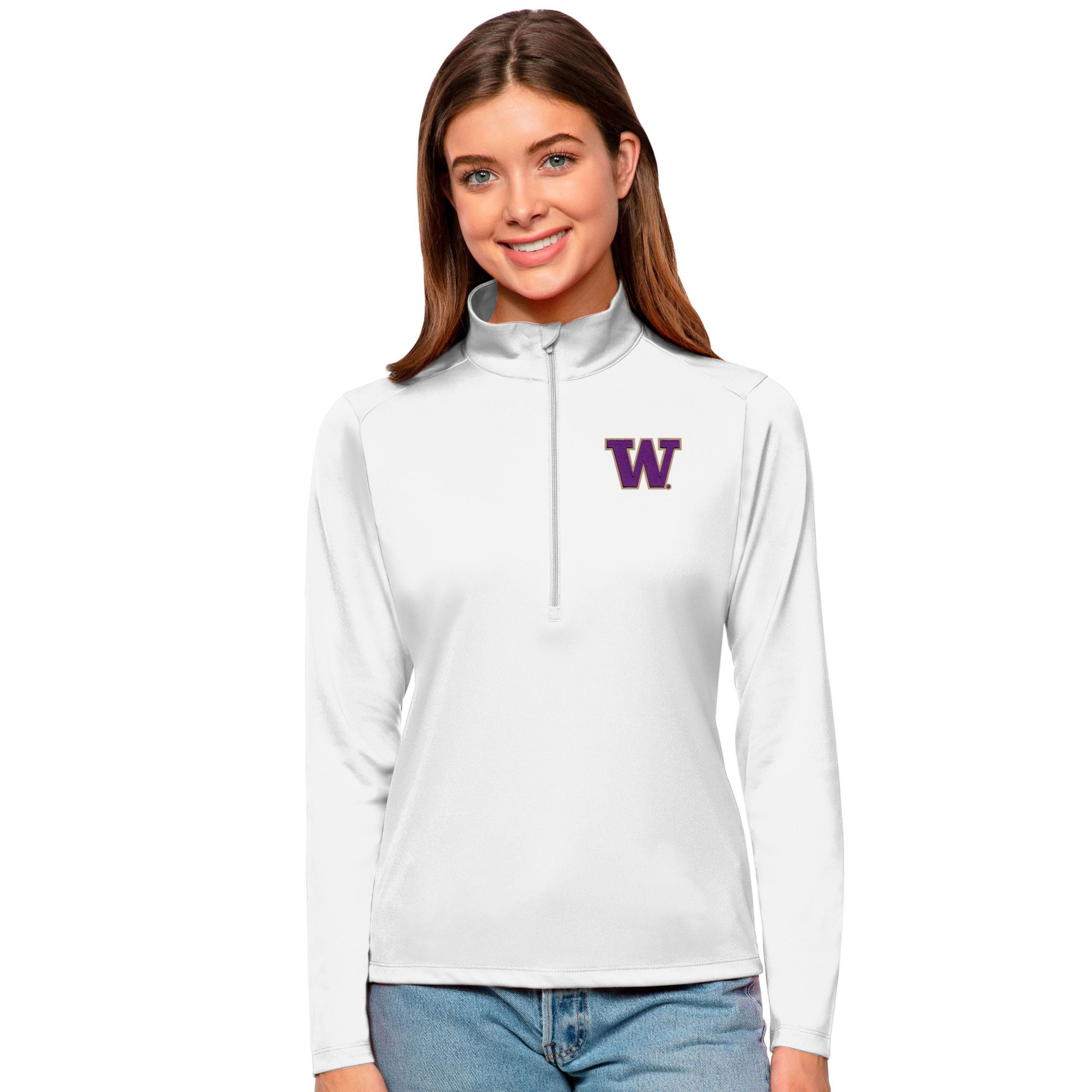 NCAA Washington Huskies Tribute Quarter-Zip Pullover Top