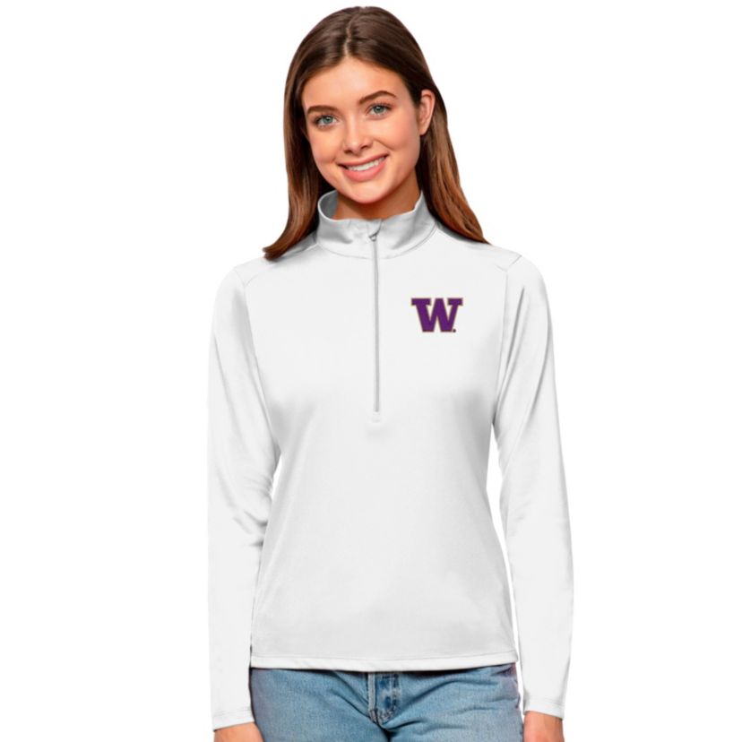 NCAA Washington Huskies Tribute Quarter-Zip Pullover Top