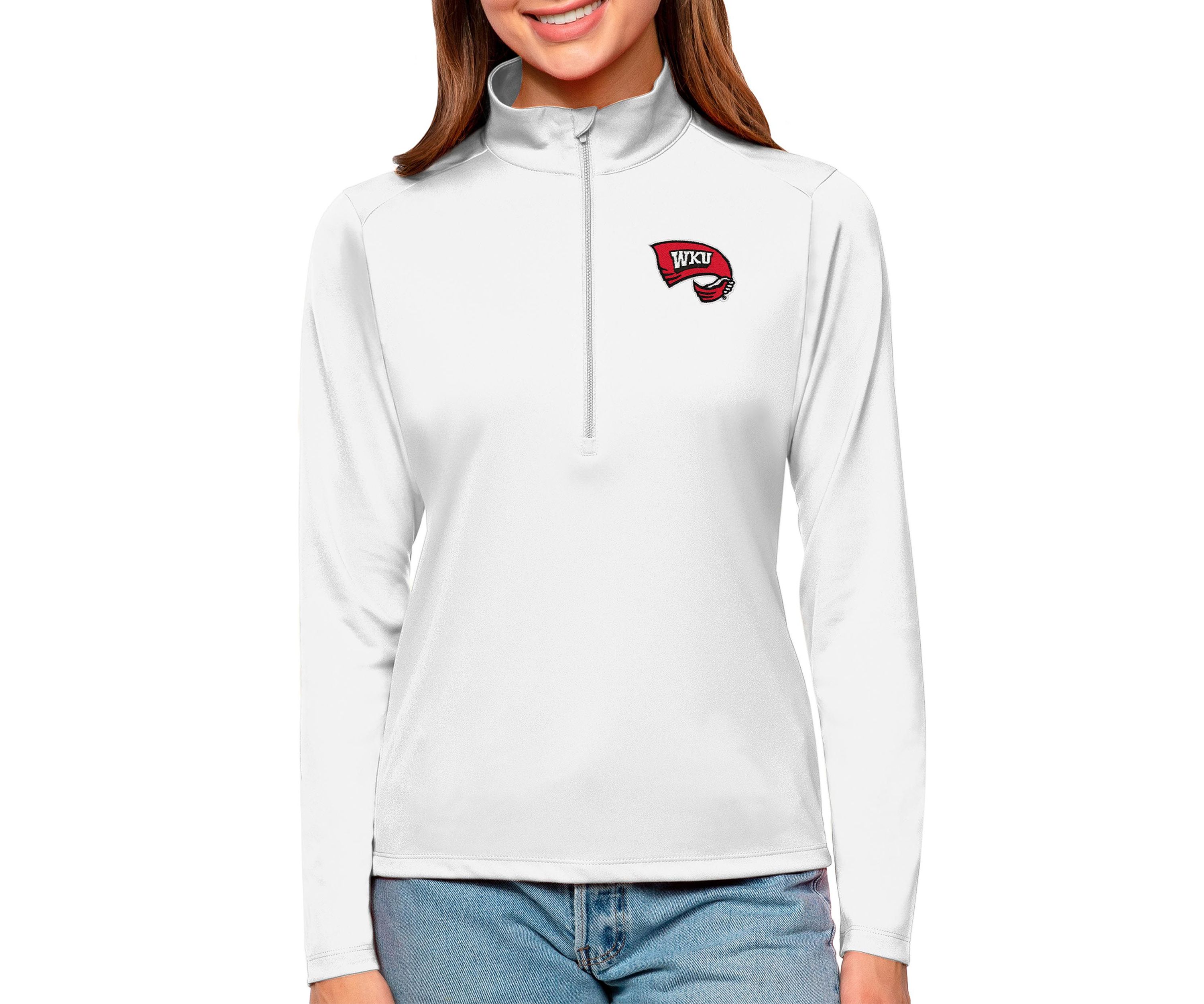 NCAA Western Kentucky Hilltoppers Tribute Quarter-Zip Pullover Top