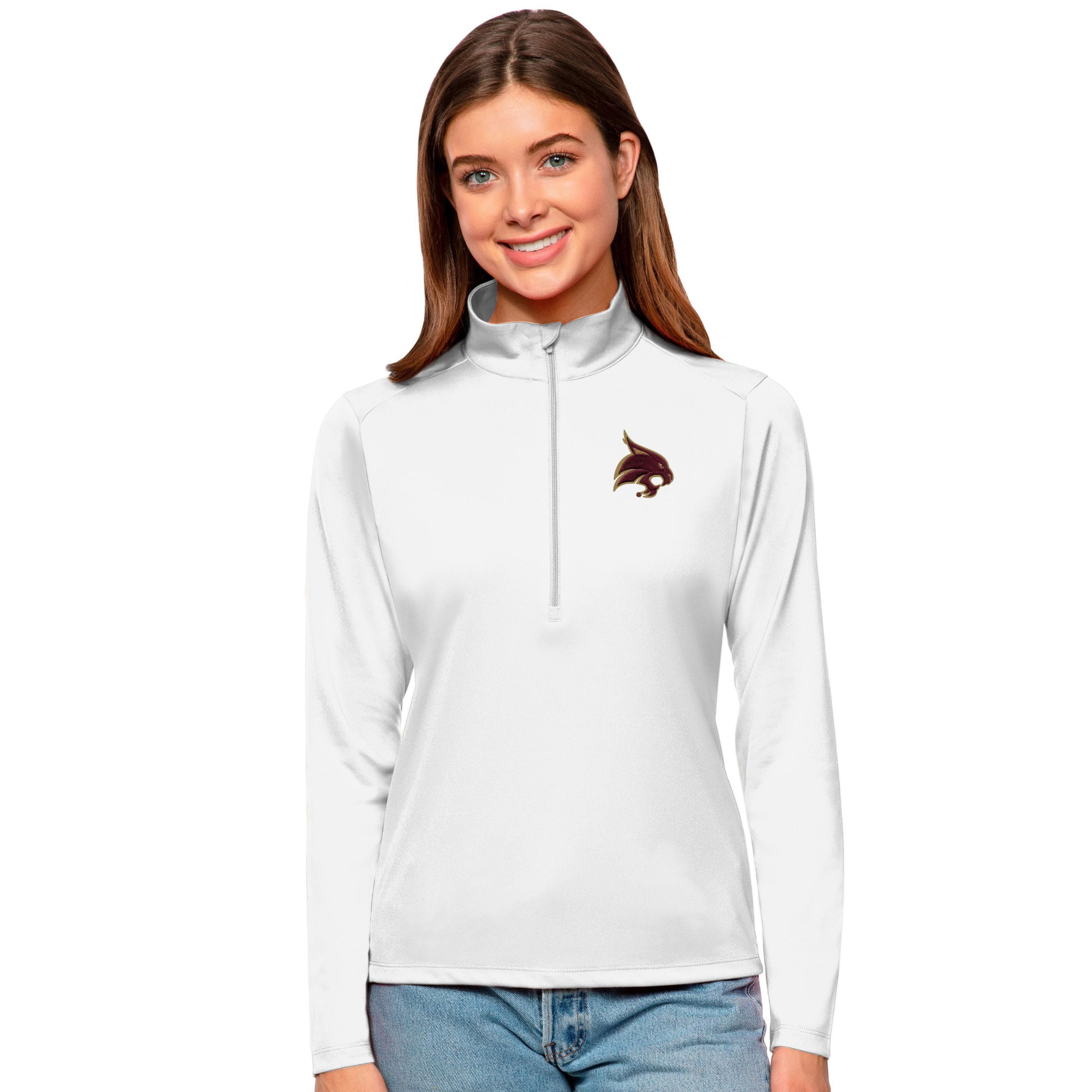 Texas Tech Red Raiders NCAA Texas State Bobcats Womens Tribute Pullover