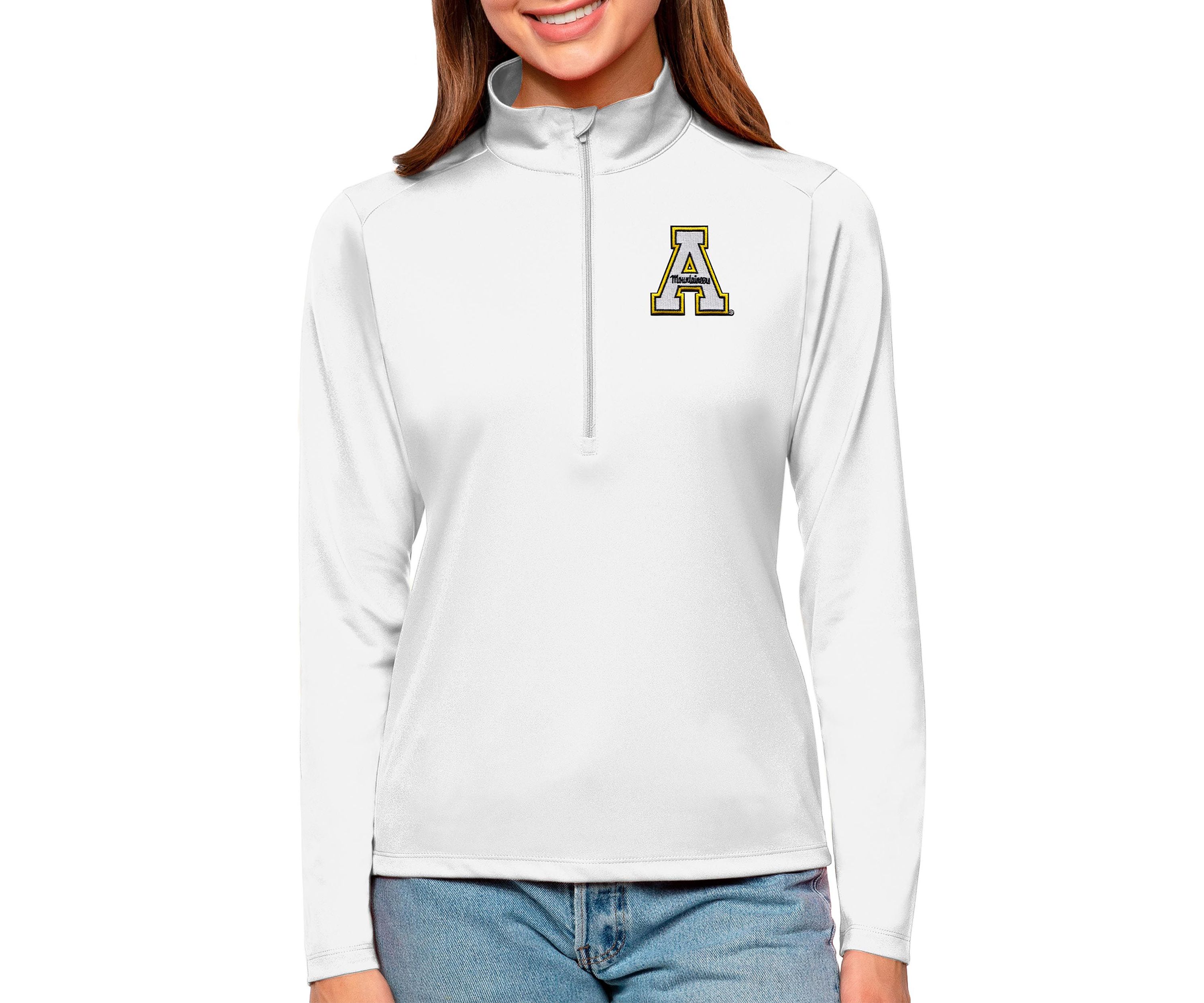 NCAA Appalachian State Mountaineers Tribute Quarter-Zip Pullover Top