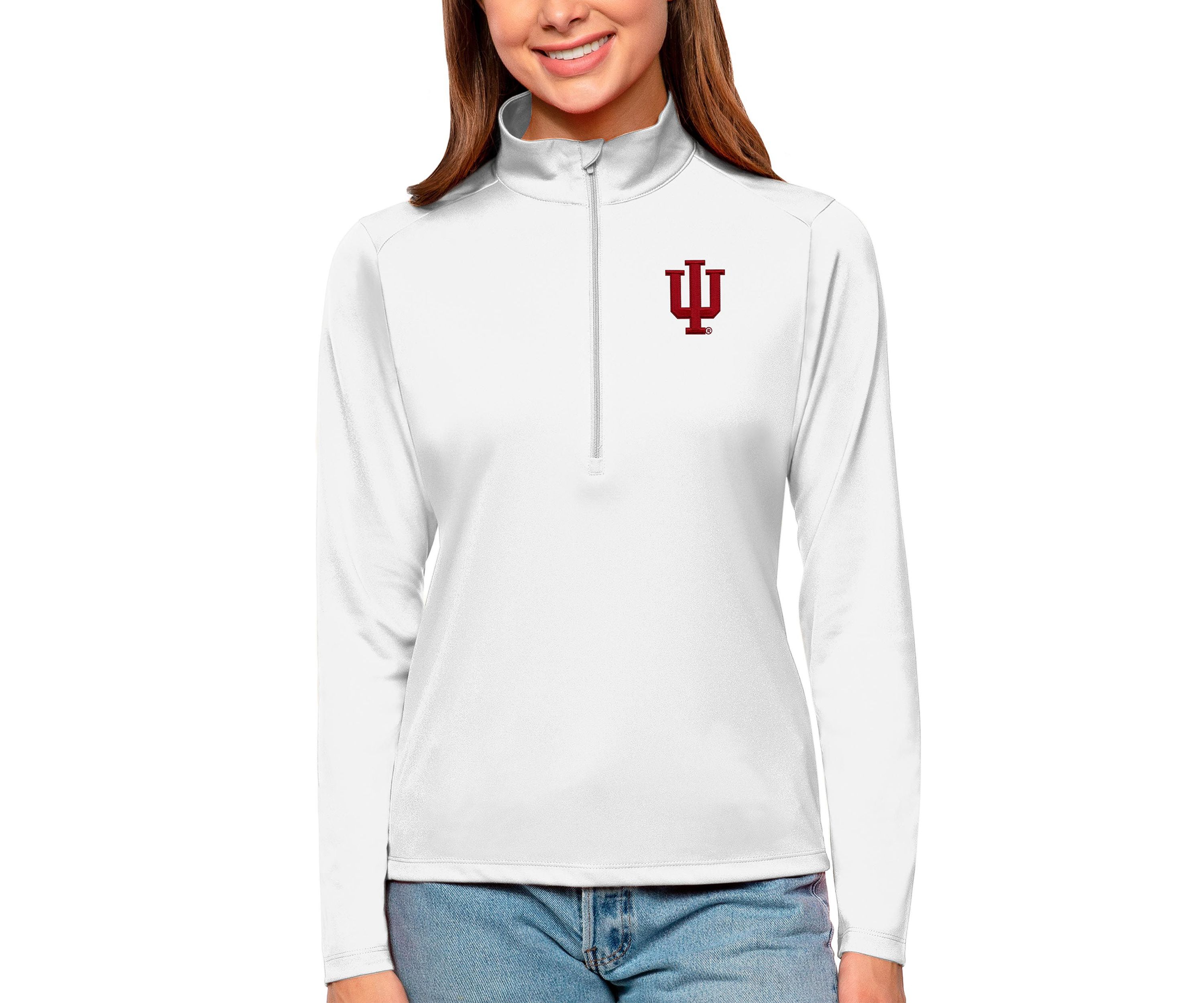 NCAA Indiana Hoosiers Tribute Quarter-Zip Pullover Top