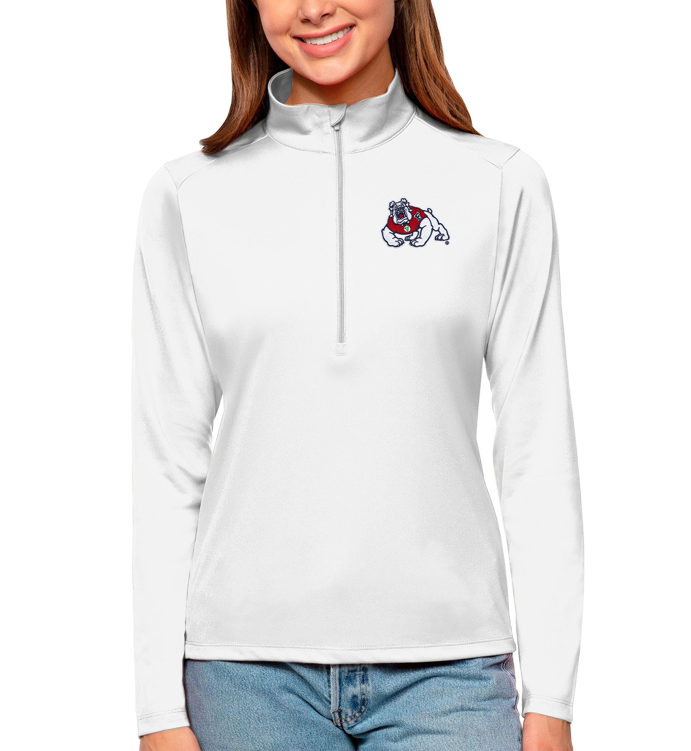 Georgetown Hoyas NCAA Fresno State Bulldogs Womens Tribute Pullover