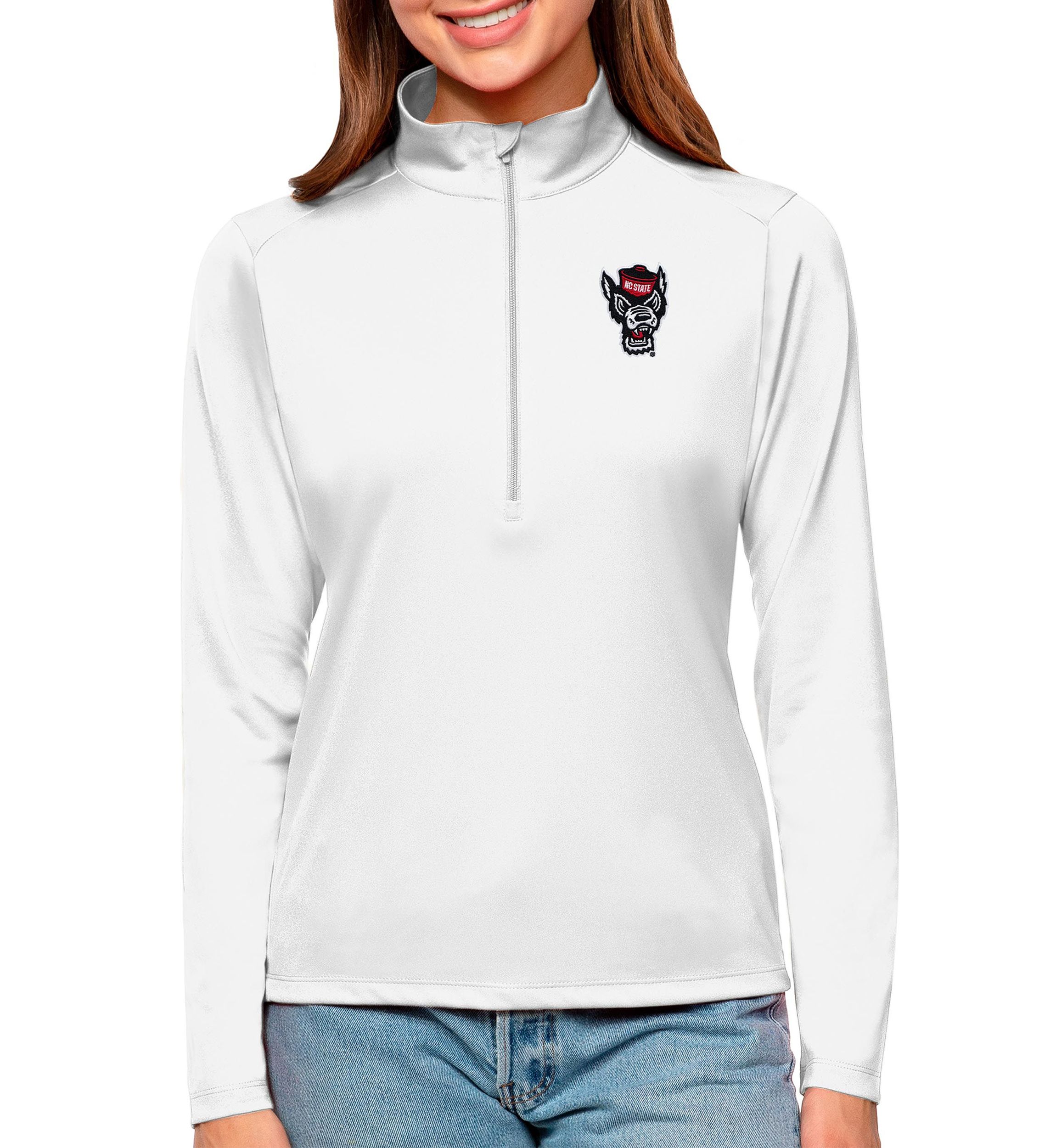 NCAA NC State Wolfpack Tribute Quarter-Zip Pullover Top