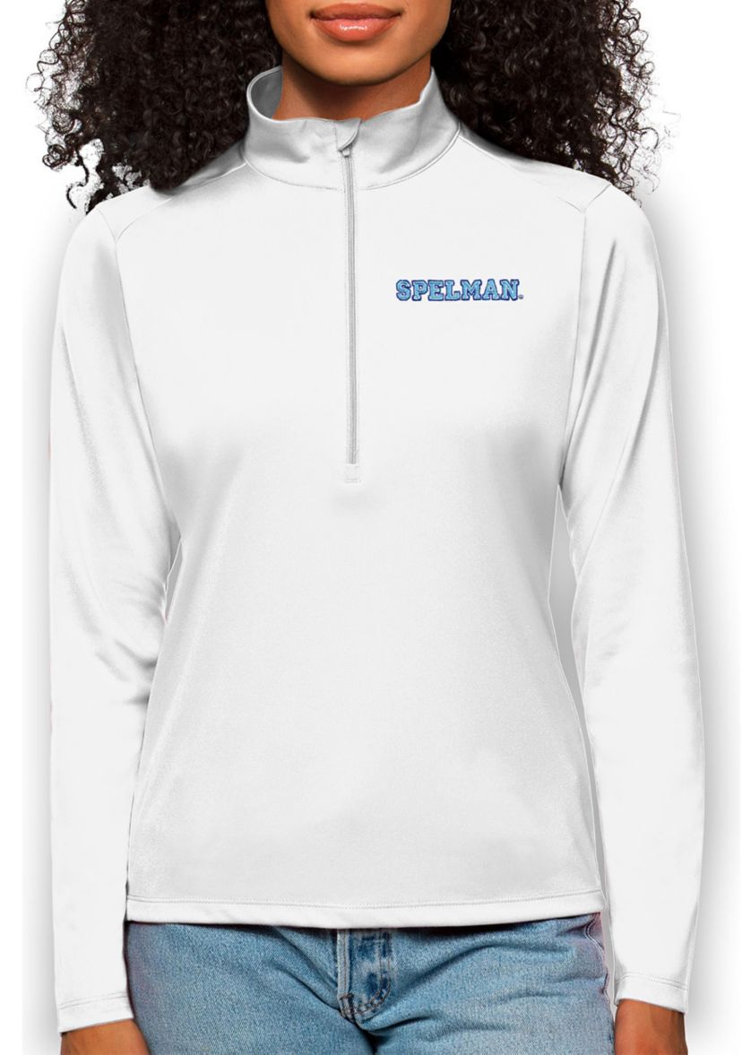 Spelman College Jaguars NCAA Spelman NCAA Jaguars Tribute Quarter-Zip Pullover Top