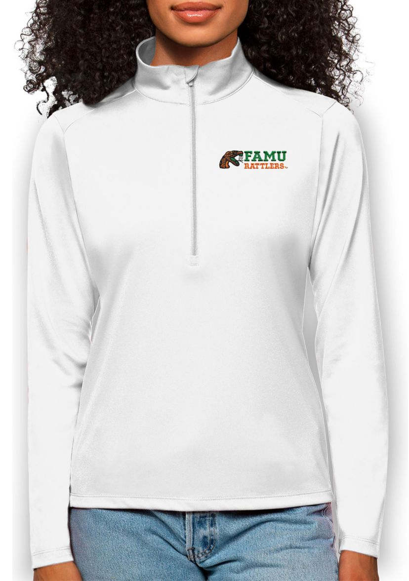 NCAA Florida A&M Rattlers Tribute Quarter-Zip Pullover Top