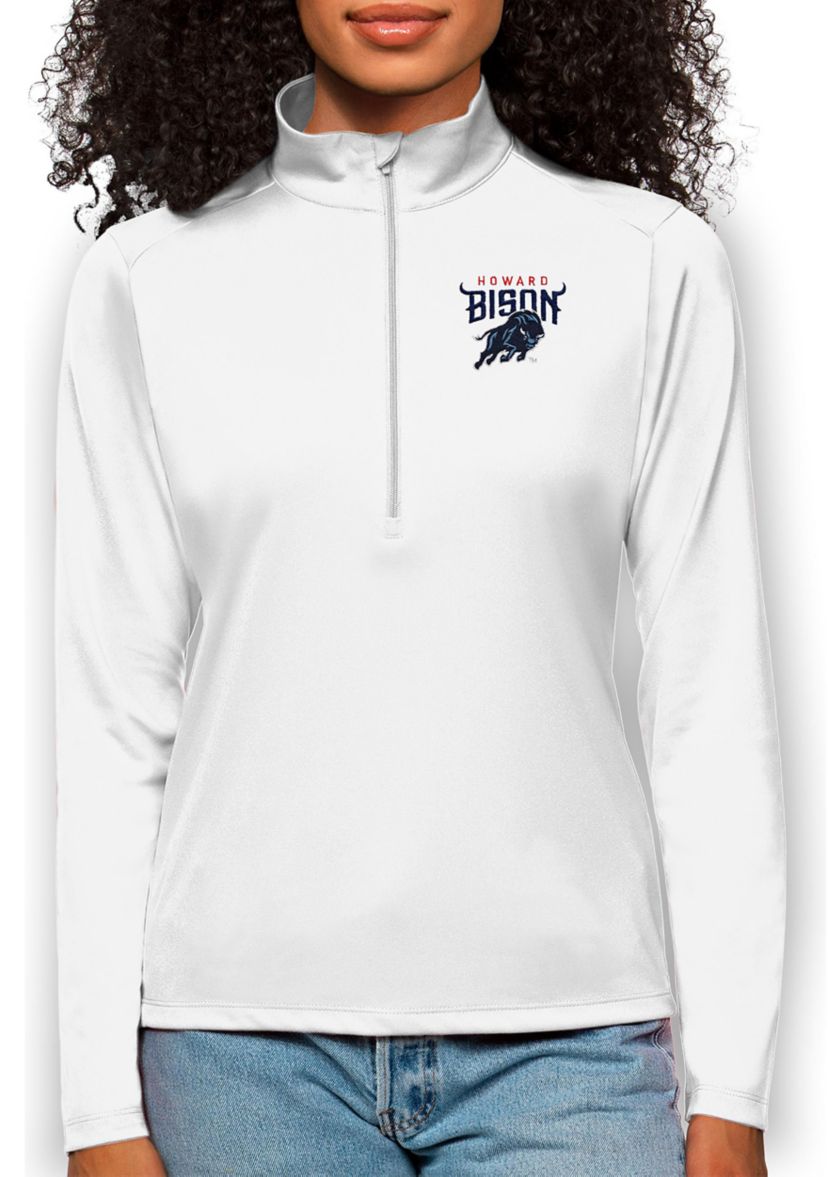 NCAA Howard Bison Tribute Quarter-Zip Pullover Top