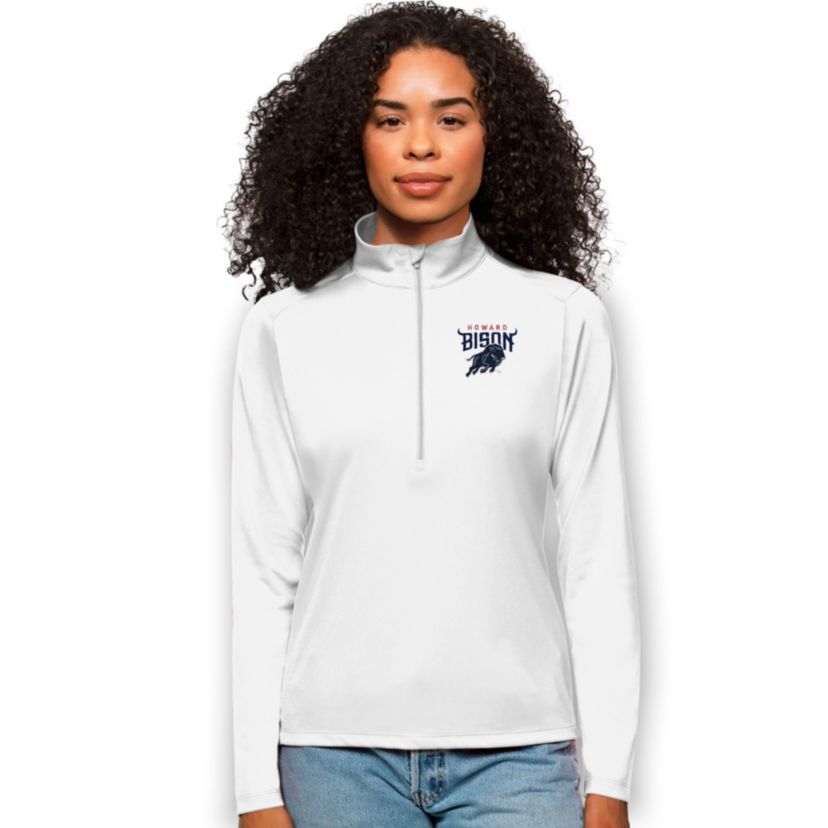 NCAA Howard Bison Tribute Quarter-Zip Pullover Top