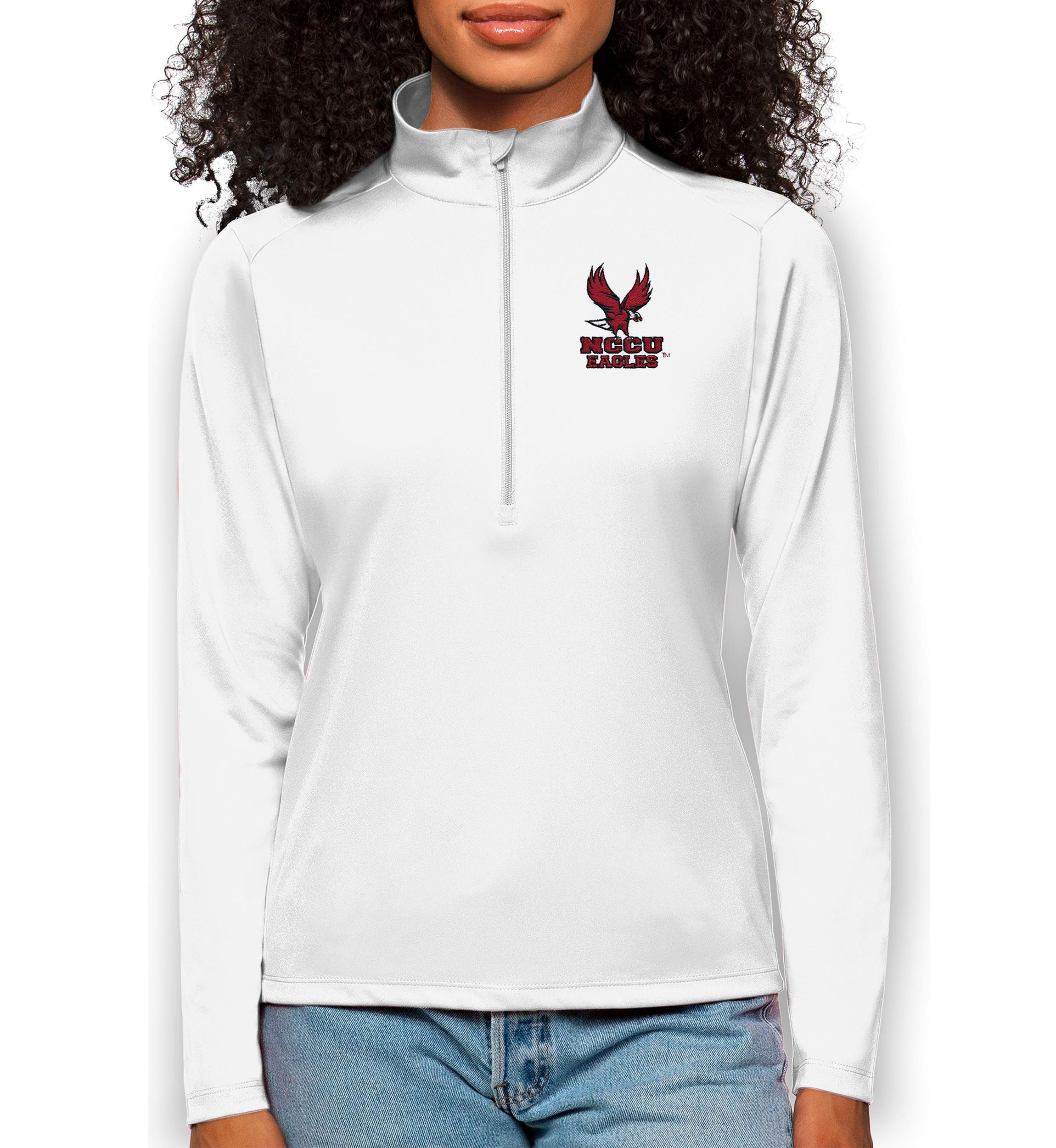 NC Central Eagles NCAA North Carolina Central Eagles Tribute Quarter-Zip Pullover Top