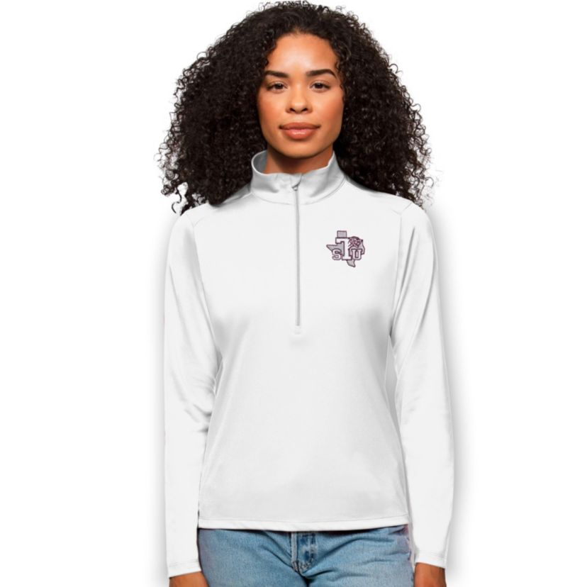 NCAA Texas Southern Tigers Tribute Quarter-Zip Pullover Top