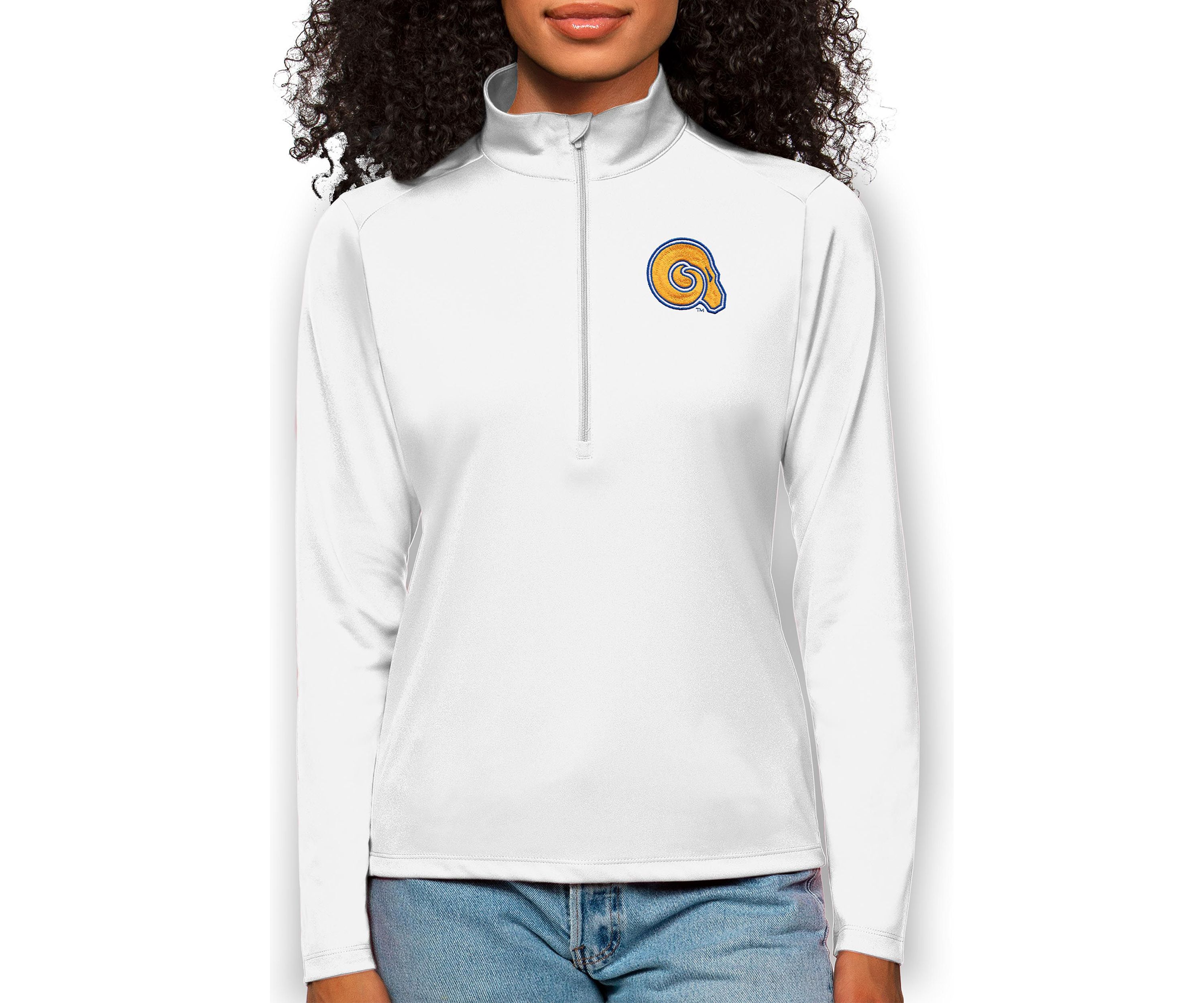 NCAA Albany State Golden Rams Tribute Quarter-Zip Pullover Top
