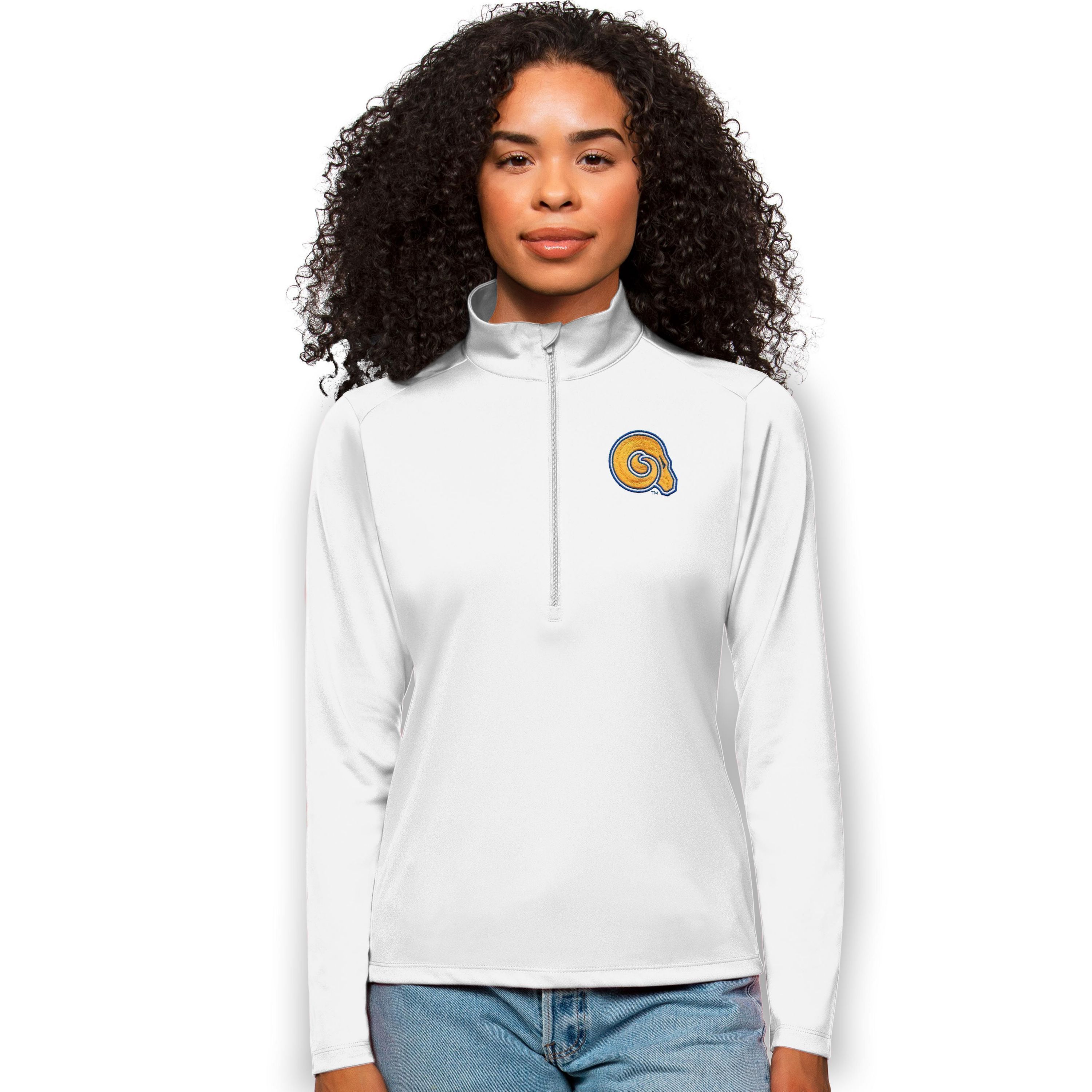 NCAA Albany State Golden Rams Tribute Quarter-Zip Pullover Top