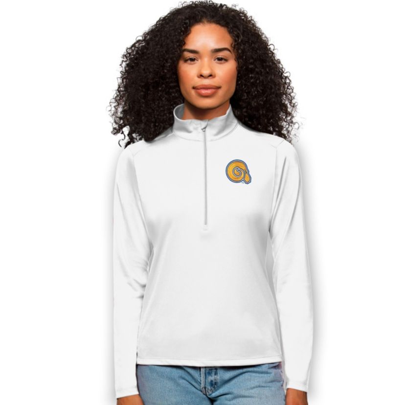 NCAA Albany State Golden Rams Tribute Quarter-Zip Pullover Top