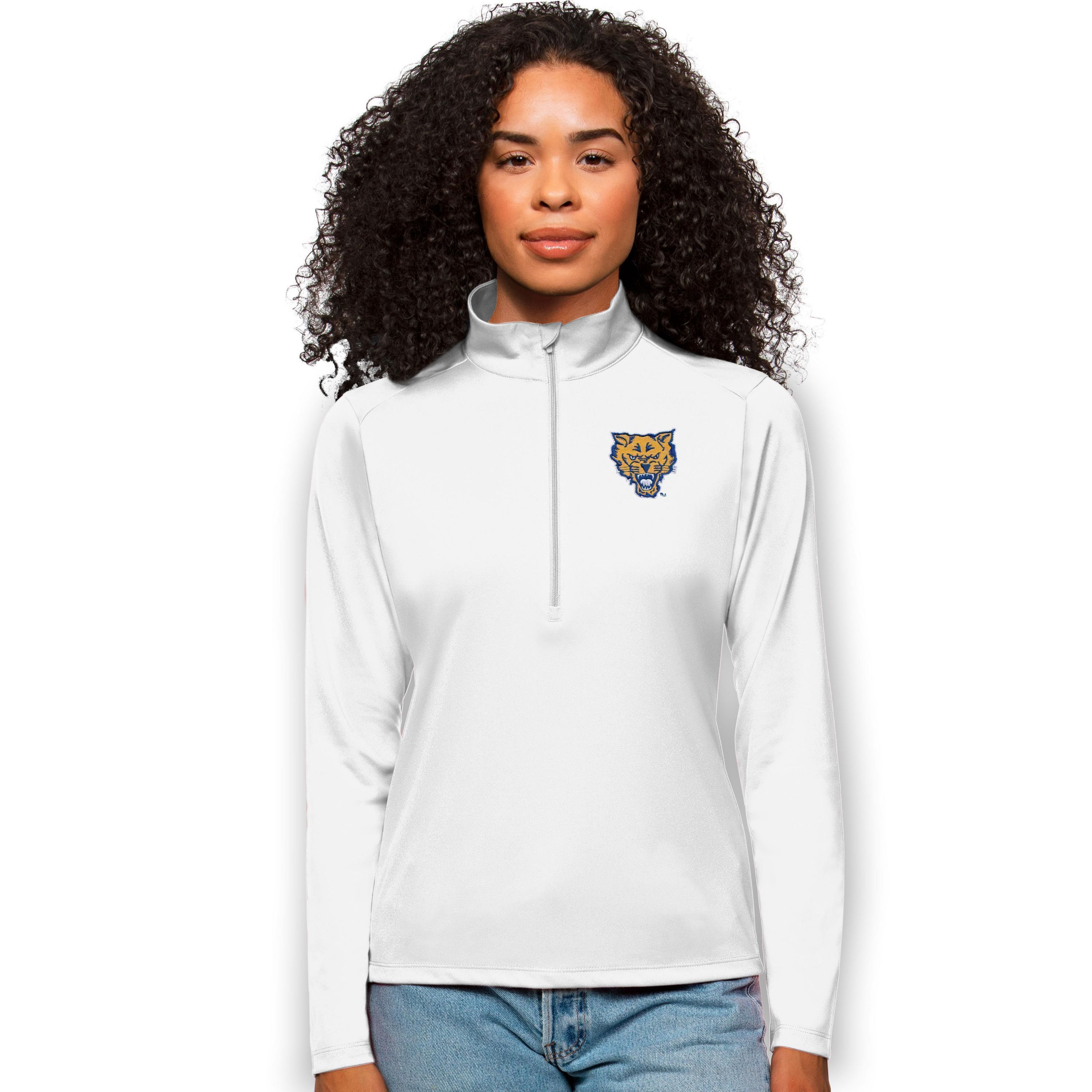 NCAA Fort Valley State Wildcats Tribute Quarter-Zip Pullover Top