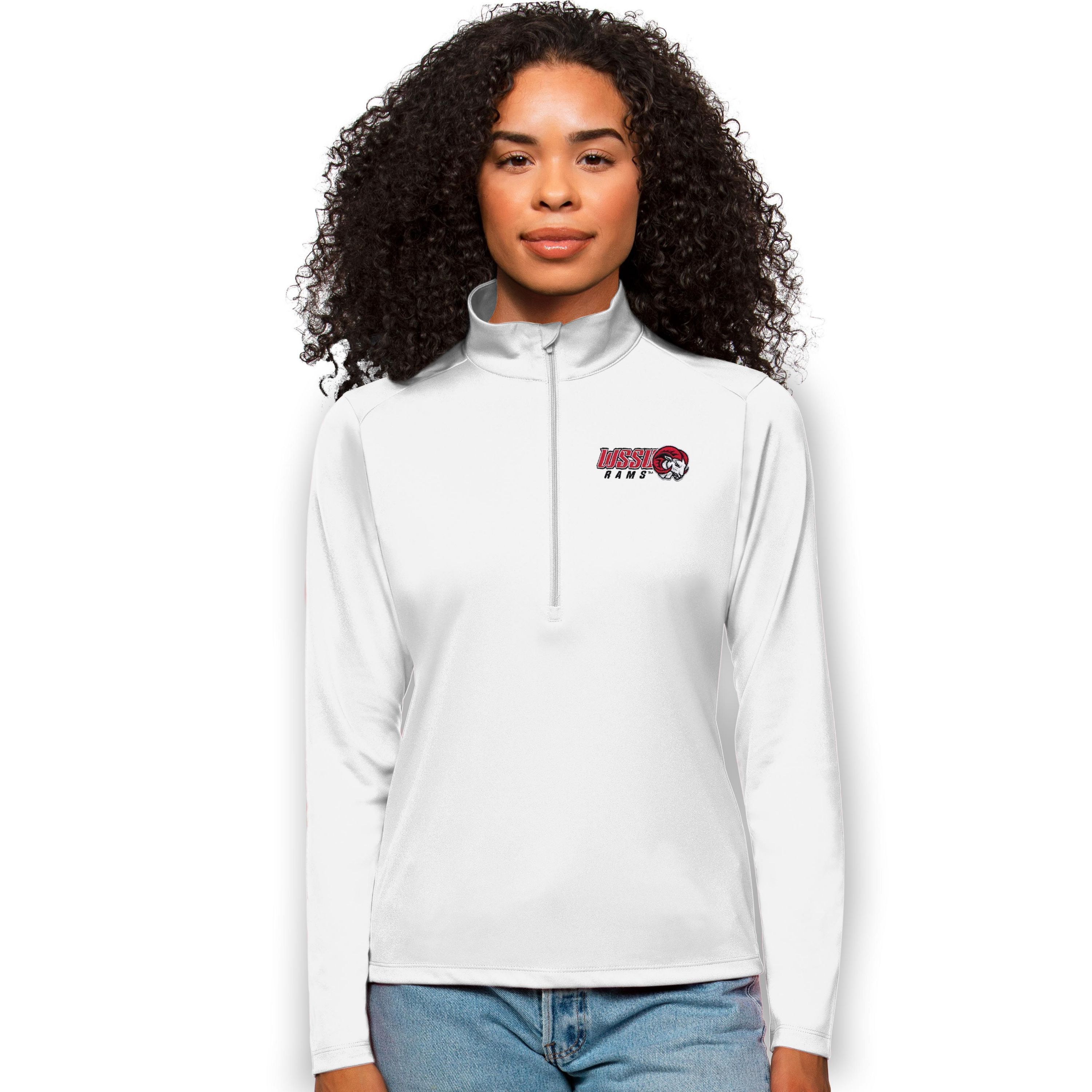 NCAA Winston-Salem State Rams Tribute Quarter-Zip Pullover Top