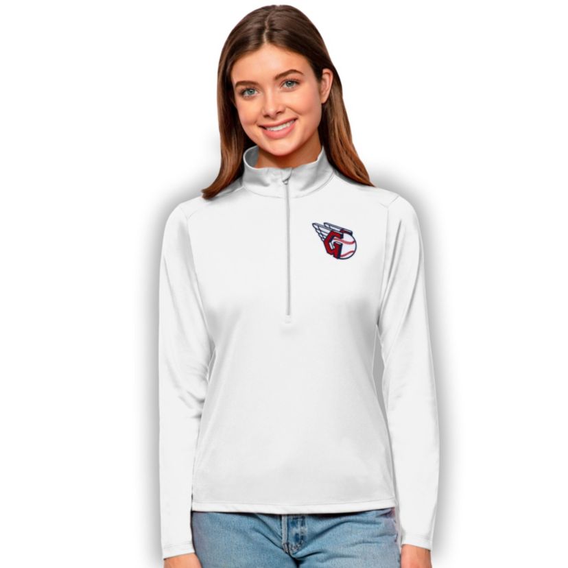 MLB Cleveland Guardians Tribute Quarter-Zip Pullover Top