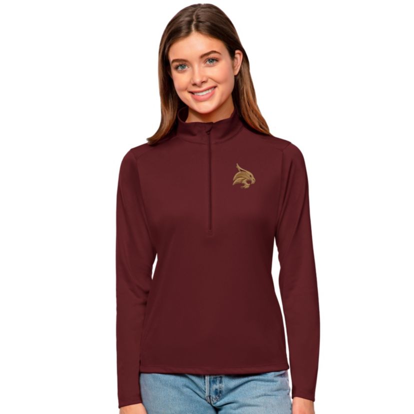 NCAA Texas State Bobcats Tribute Quarter-Zip Pullover Top