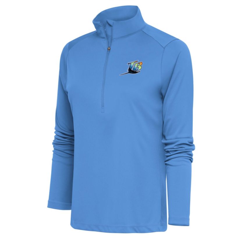 MLB Powder Tampa Bay Rays Cooperstown Tribute Half-Zip Pullover Top