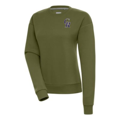 Antigua Women's MLB Colorado Rockies Victory Pullover Sweatshirt, XL