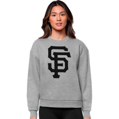 Antigua MLB San Francisco Giants Women's Victory Crew, Grey, XXL