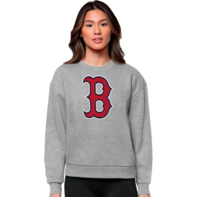 Antigua MLB Boston Red Sox Women's Victory Crew, Grey, XXL