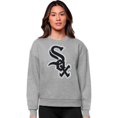 Antigua MLB Chicago White Sox Women's Victory Crew, Grey, XXL