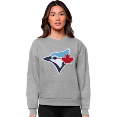 Antigua MLB Toronto Blue Jays Women's Victory Crew, Grey, XXL