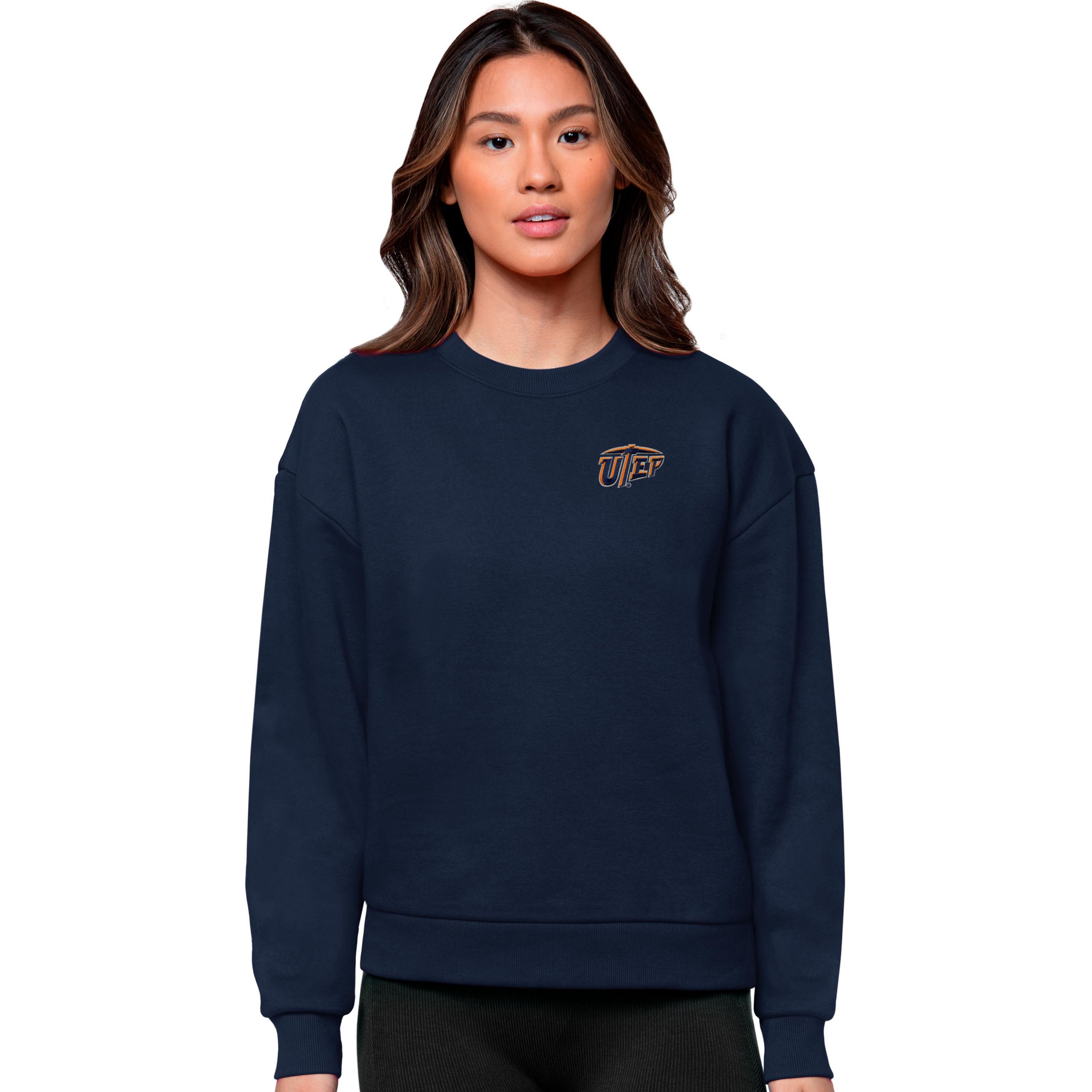 NCAA UTEP Miners Logo Victory Crewneck Pullover Sweatshirt