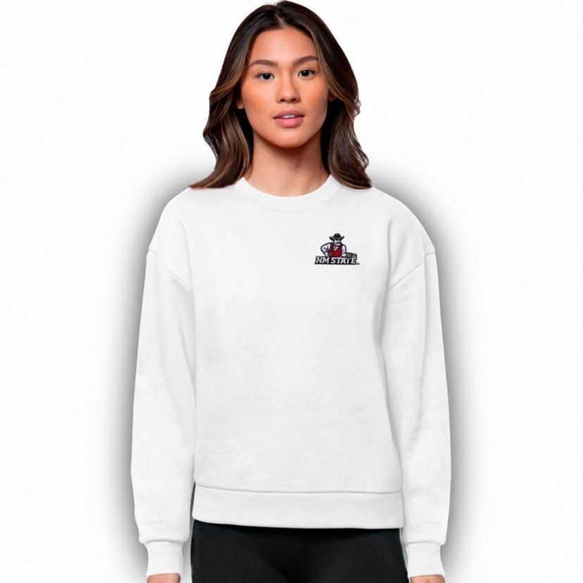 NCAA New Mexico State Aggies Logo Victory Crewneck Pullover Sweatshirt