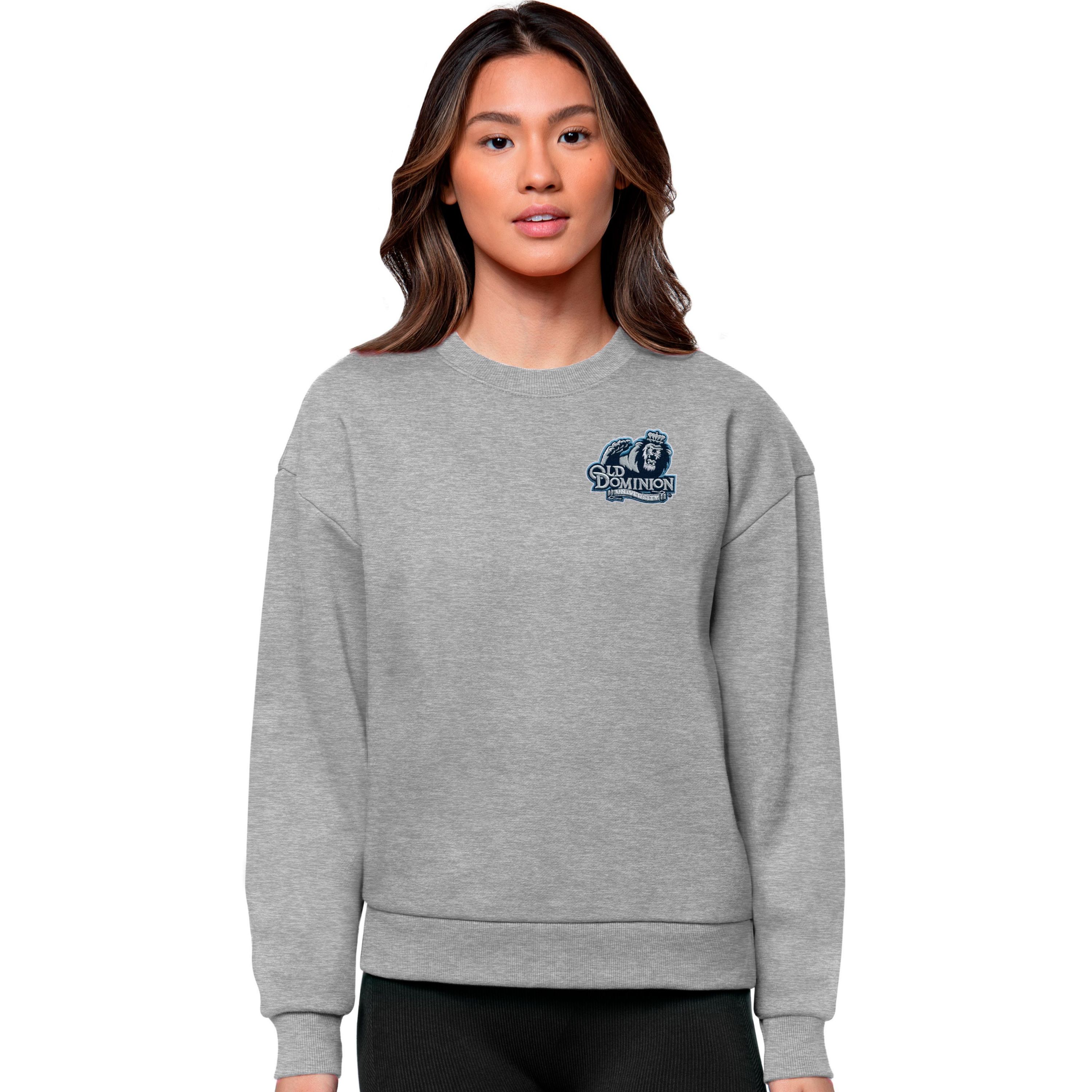 NCAA Old Dominion Monarchs Logo Victory Crewneck Pullover Sweatshirt