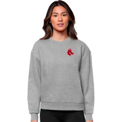 Antigua MLB Boston Red Sox Women's Victory Crew, Grey, XXL