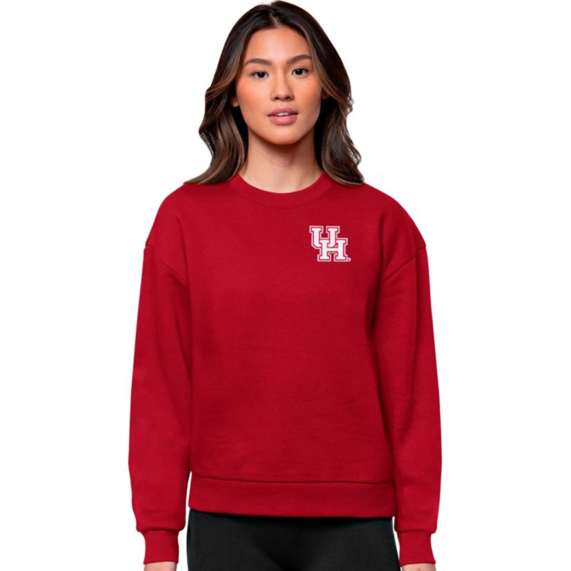 NCAA Houston Cougars Logo Victory Crewneck Pullover Sweatshirt