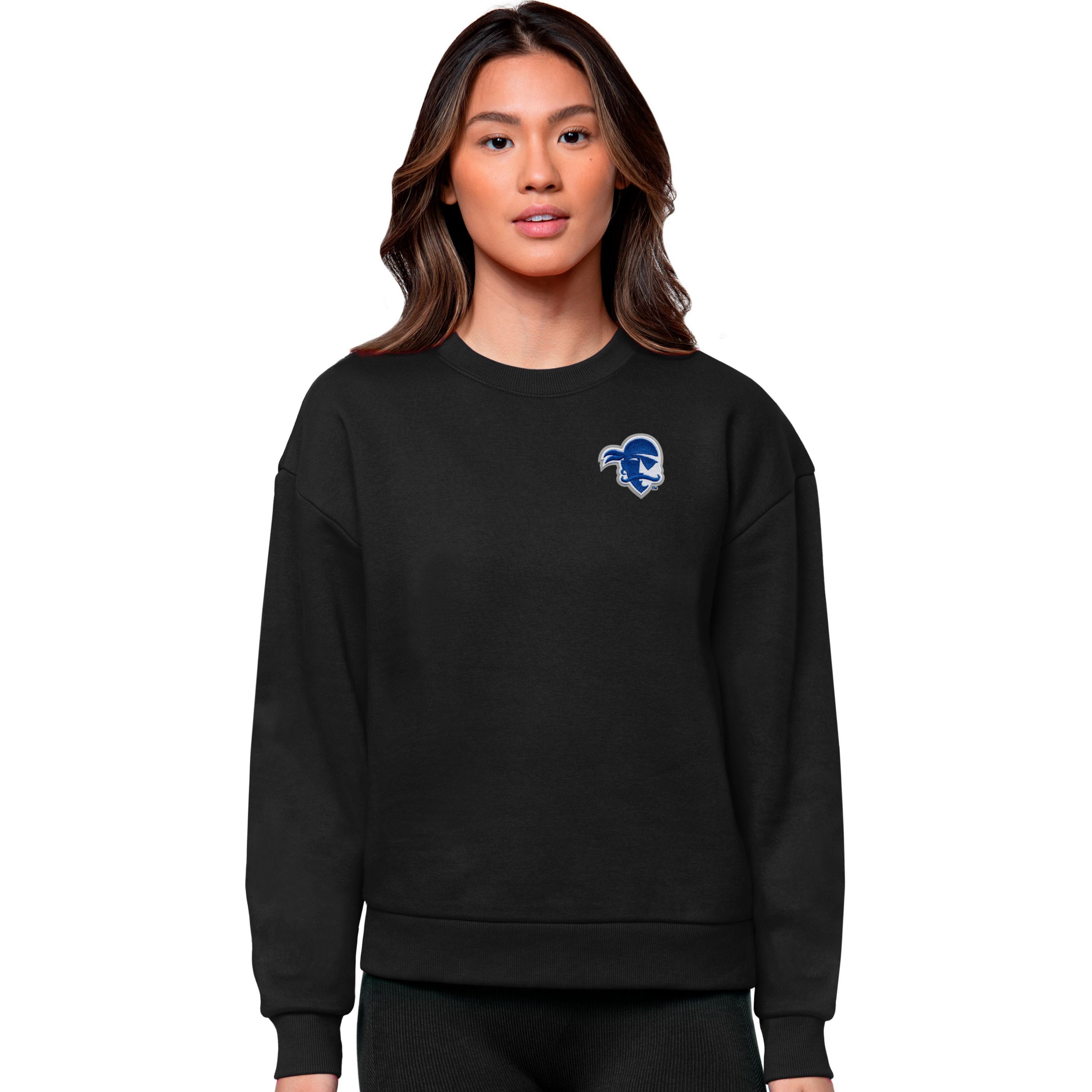 NCAA Seton Hall Pirates Logo Victory Crewneck Pullover Sweatshirt