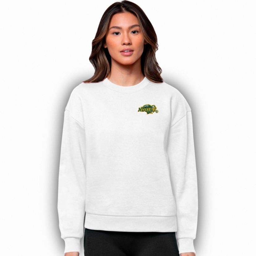 NCAA NDSU Bison Logo Victory Crewneck Pullover Sweatshirt