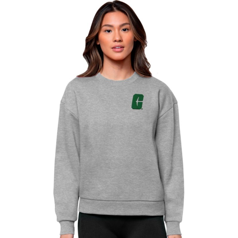 NCAA Charlotte 49ers Logo Victory Crewneck Pullover Sweatshirt