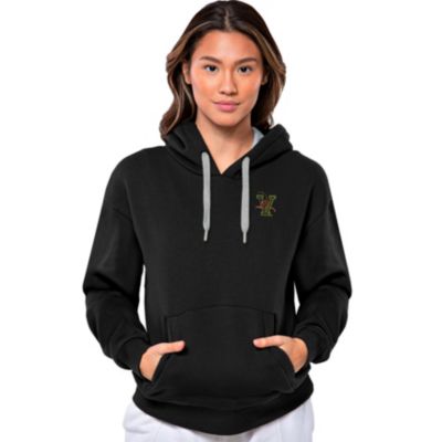 Antigua NCAA Vermont Catamounts Women's Victory Pullover Hood, Black, XXL
