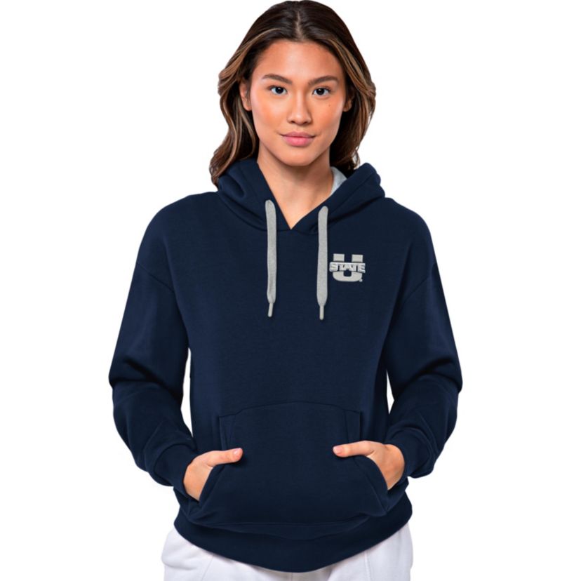Antigua NCAA Utah State Aggies Womens Victory Pullover Hood