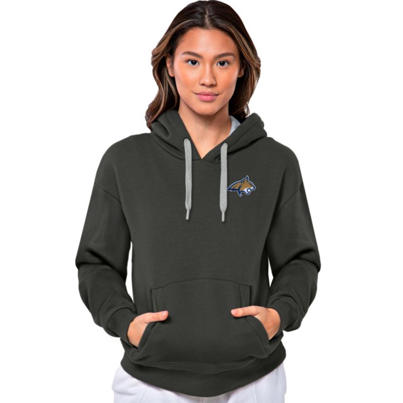 Antigua NCAA Montana State Bobcats Womens Victory Pullover Hood