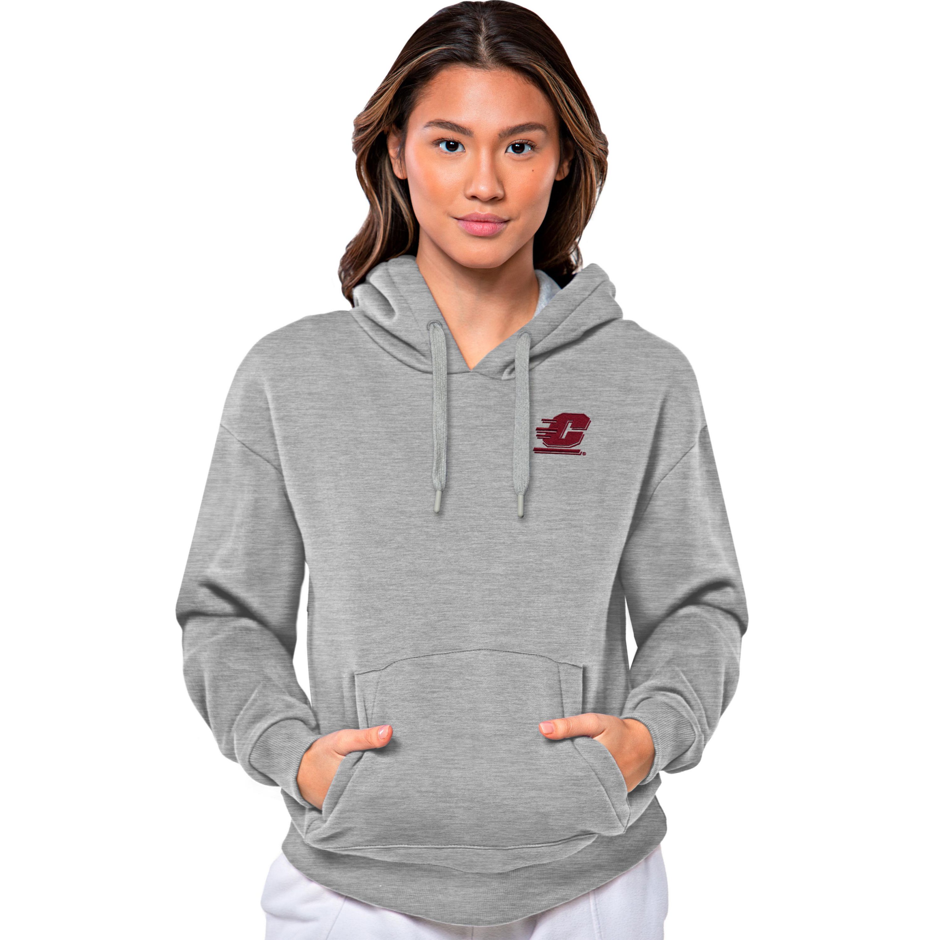 Antigua NCAA Central Michigan Chippewas Womens Victory Pullover Hood